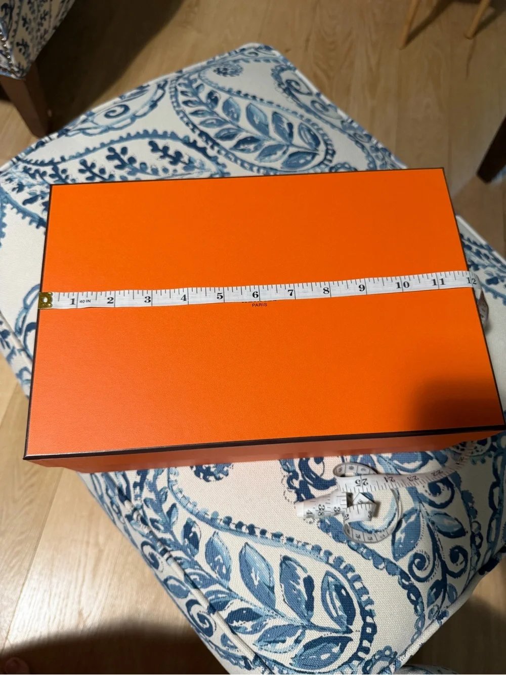 Authentic Hermès Orange Gift Box – 12” x 8” x 4.5” – Empty Box